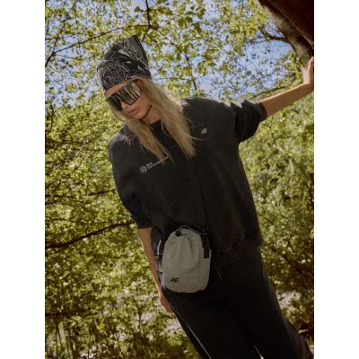 6. Women's loose sweatshirt with print 4F 4FKAW26TSWSF3185-20S