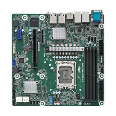 5. ASRock W680D4U-2L2T/G5 Motherboard, 1x LGA1700, Intel Core 12th/13th Gen, W680 (4x DIMM, SATA, 1x M.2, 2x GbE, 2x 10GbE, IPMI)