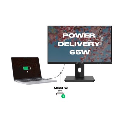 8. JAPANNEXT monitor 54.6 cm JN-I215FLFHSP-C65W 16:9 HDMI/USBC FHD