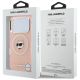 8. Karl Lagerfeld IML Choupette Head Logo MagSafe Case for iPhone 17 Pro Max - Pink