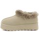 3. Women's beige Big Star snow boots with fur on the platform UU274204