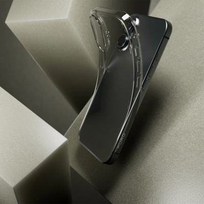 2. Puro 03 Nude Silicone Case for iPhone 16 - Transparent