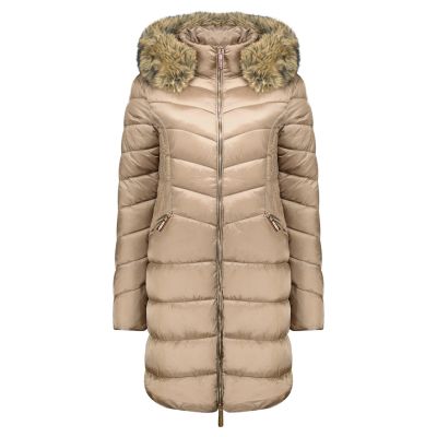 Women’s parka Geographical Norway BOLOLITA TAUPE DB LADY 0116-1 (WZ7487F/GN-TAUPE)