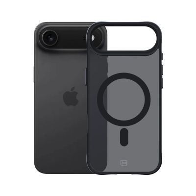 15. 3mk Smoke MagCase for iPhone 17 Air - Black Semi-Transparent