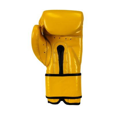 5. RBT-MEX Leather Boxing Gloves 12 oz Yellow