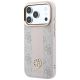 2. Guess 4G with Stripe Round and Classic Logos MagSafe Case for iPhone 17 Pro Max / 18 Pro Max - Pink