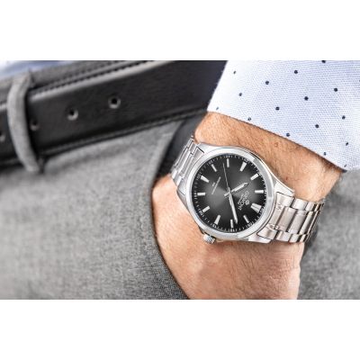 3. Giewont Elegance Sapphire Silver Black Men's Watch GW5160-B2