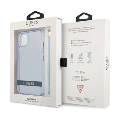 8. Guess GUHCP13SHTSGSB iPhone 13 mini 5,4 "blue / blue hardcase Translucent Stap