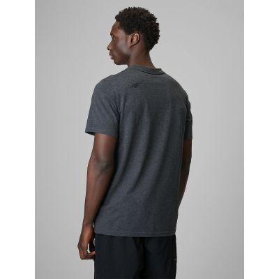 2. Men's regular plain T-shirt 4F 4FRMM00TTSHM4192-23M