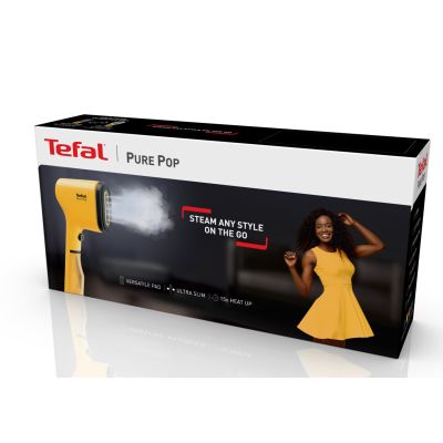 11. Tefal Pure Pop DT2026 Handheld Garment Steamer 0.07 L 1300 W Yellow