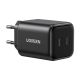 3. Ugreen GaN 45W 2xUSB-C Charger - Black