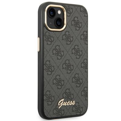 4. Guess GUHCP14SHG4SHK iPhone 14 6.1 "black / black hard case 4G Vintage Gold Logo