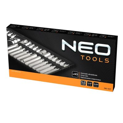 2. NEO TOOLS Screwdriver Bit Set, 40-Piece