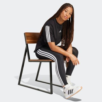 13. adidas Essentials 3-Stripes Cotton Leggings W JE0072