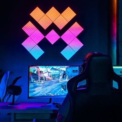4. Twinkly Squares Smart Blocks Combo Pack with 6 Blocks (1 master + 5 extensions) x 64 RGB Pixels