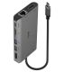 Lindy 43323 Docking Station Wired USB 3.2 Gen 1 (3.1 Gen 1) Type-C Black, Gray