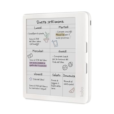 34. Kobo Libra Color 7" E-Ink Kaleido 3 32GB WI-FI White Ebook Reader