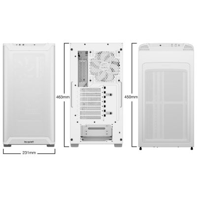 2. BE QUIET HOUSING! PURE BASE 501 Airflow Window White