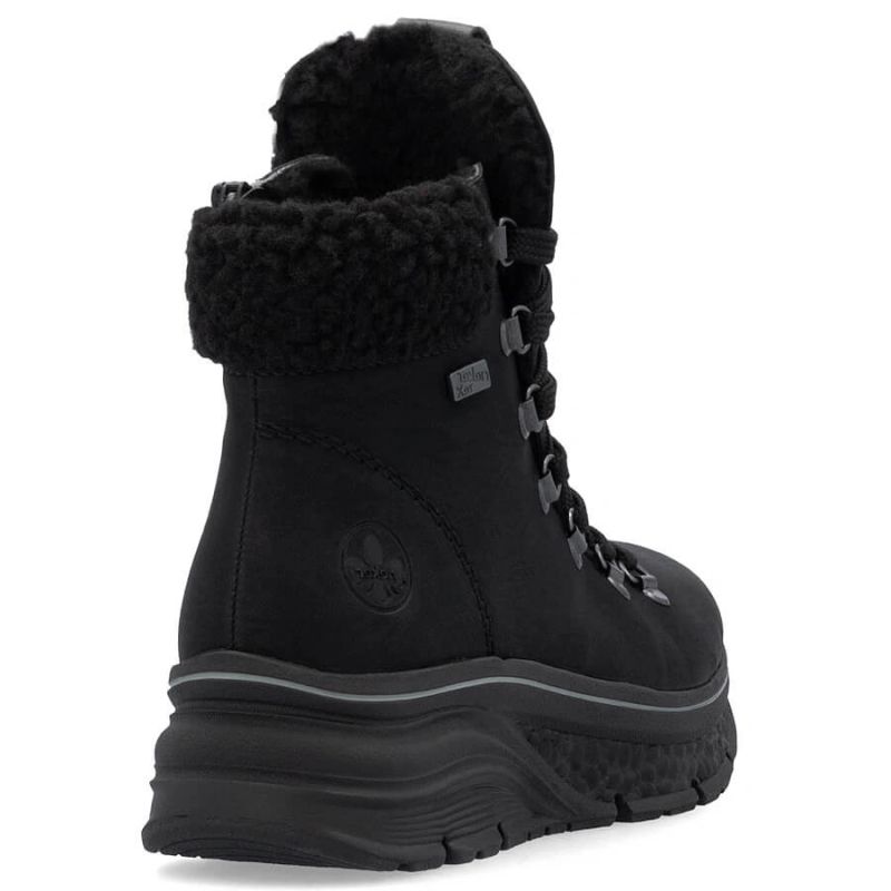 42. Waterproof insulated women's hiking boots in black Rieker 48034-00