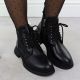 7. Women's leather insulated ankle boots S.Barski 52-612