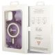 8. Guess GUHMP14SHTMRSU iPhone 14 6.1" purple/purple hardcase Golden Marble MagSafe