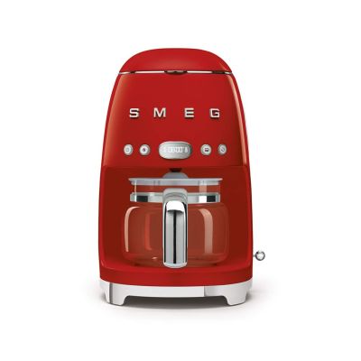 9. SMEG coffee machine model DCF02RDEU red