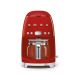 9. SMEG coffee machine model DCF02RDEU red