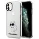 Karl Lagerfeld Ikonik Choupette Case for iPhone 11 / Xr - Transparent