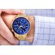 4. Men's Watch Giewont Chronograph Sapphire Gold Blue GW3520-B5