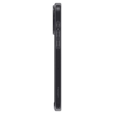 6. Spigen Ultra Hybrid Mag Case with MagSafe for iPhone 15 Pro - Dark Gray (Zero One Pattern)
