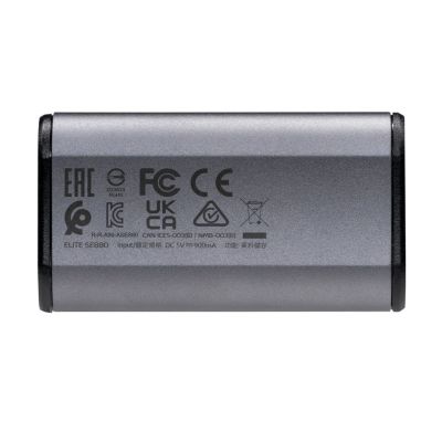 4. ADATA Elite SE880 500GB External SSD, Grey