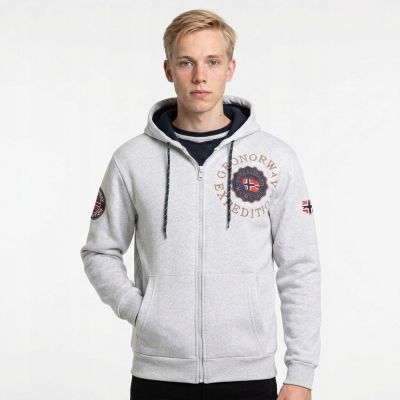 10. Geographical Norway Geganto Blended DB 100 M sweatshirt WZ3027H/GN-Blended Gray