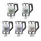 4. Emerio WK-122730 Electric Kettle 1.7 L 2200 W Black, Silver, Transparent