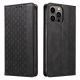 7. Magnet Strap Case for Samsung Galaxy S23+ Flip Wallet Mini Lanyard Stand Black