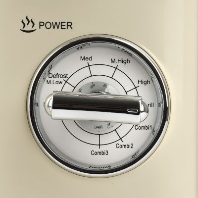 4. Girmi FM2105 Microwave Oven, Cream