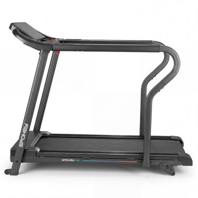 3. Spokey MOVI electric treadmill with handrails