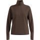 2. Women’s Odlo ESSENTIAL THERMAL Mid Layer 1/2 Zip High-Neck Top, Brown