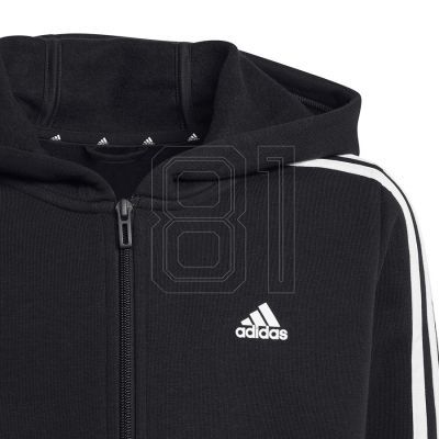 7. Sweatshirt adidas 3 Stripes FL Full-Zip Hoody Jr. HR6331
