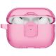 3. Uniq Glase Pro Case for AirPods Pro 3 Lock Case - Transparent Pink
