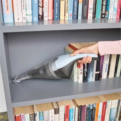 11. Black & Decker NVC215W Portable Vacuum Cleaner Blue, Gray Bagless