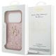 8. Guess Fixed Glitter Big 4G Case for iPhone 17 Pro / 18 Pro - Pink