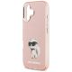 6. Karl Lagerfeld IML Aquarelle Choupette & Logo MagSafe iPhone 17 Case - Pink