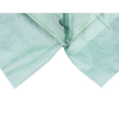 37. GREENHOUSE GARDEN TUNNEL 200x350x200CM PE GREEN STEEL STRUCTURE