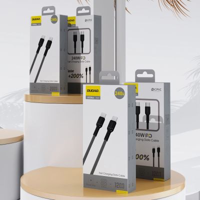 9. Dudao L9C Max 240W PD USB-C - USB-C 2m Cable - Black