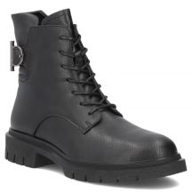 Women's leather ankle boots, black Filippo DBT8018