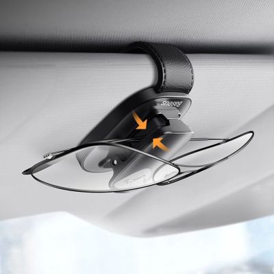 13. Baseus Car Holder Glasses Clip Silver (ACYJN-B0S)
