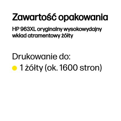 10. HP 963XL High Yield Yellow Ink