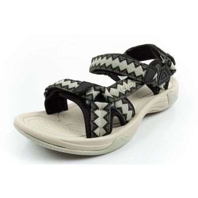 3. CMP Hamal women's sandals with Velcro fastening and trekking sole, green