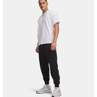 6. Men's Under Armour Rival Fleece Joggers, Black, 1379774 001, L