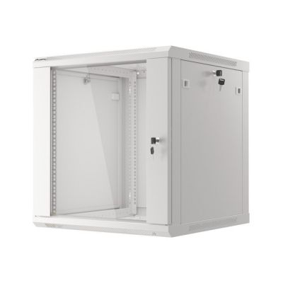 8. Lanberg WF01-6612-10S 12U Rack Wall-mounted Cabinet Gray